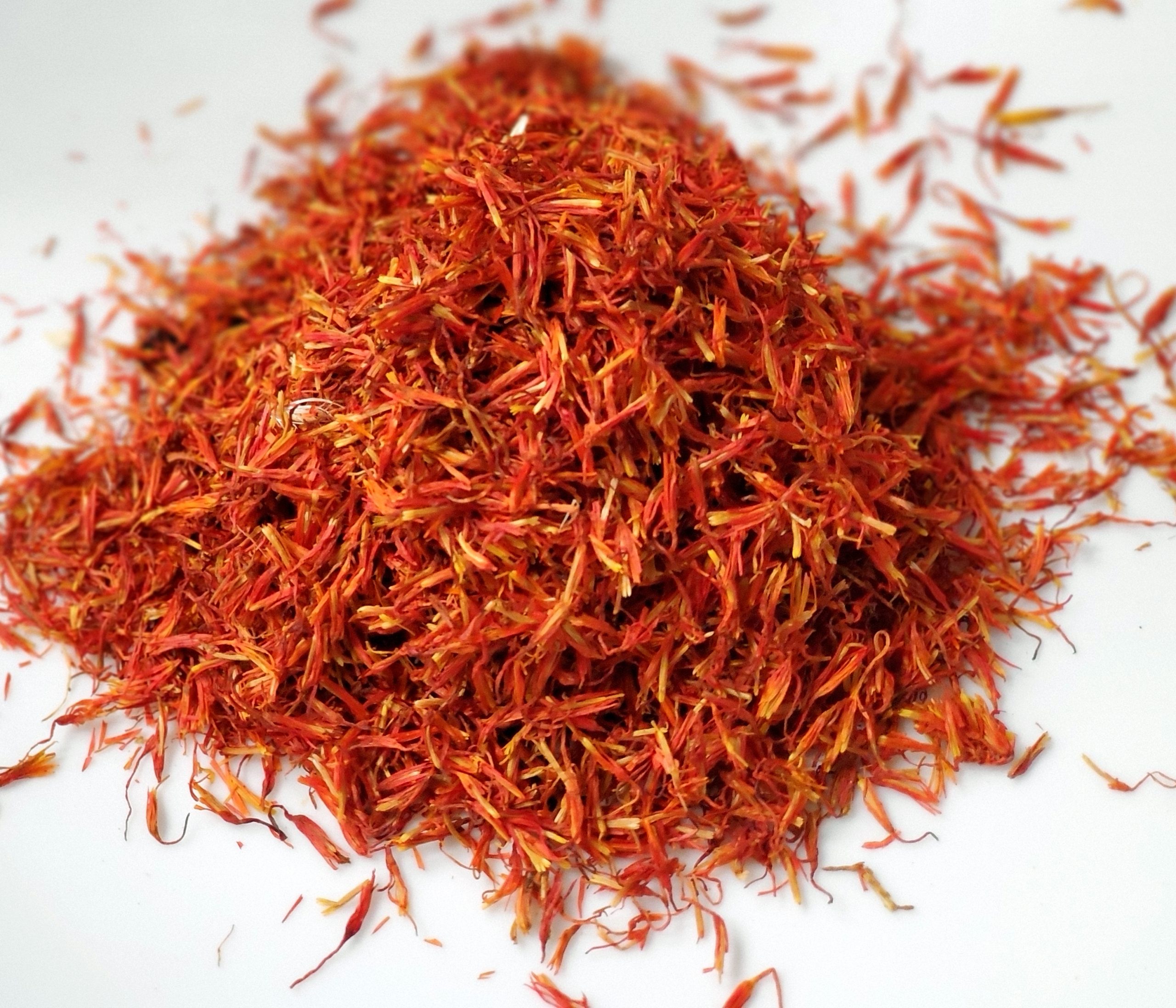 红花 川红花 Hong Hua / Carthamus Tinctorius L Flors / Safflower / Carthamus