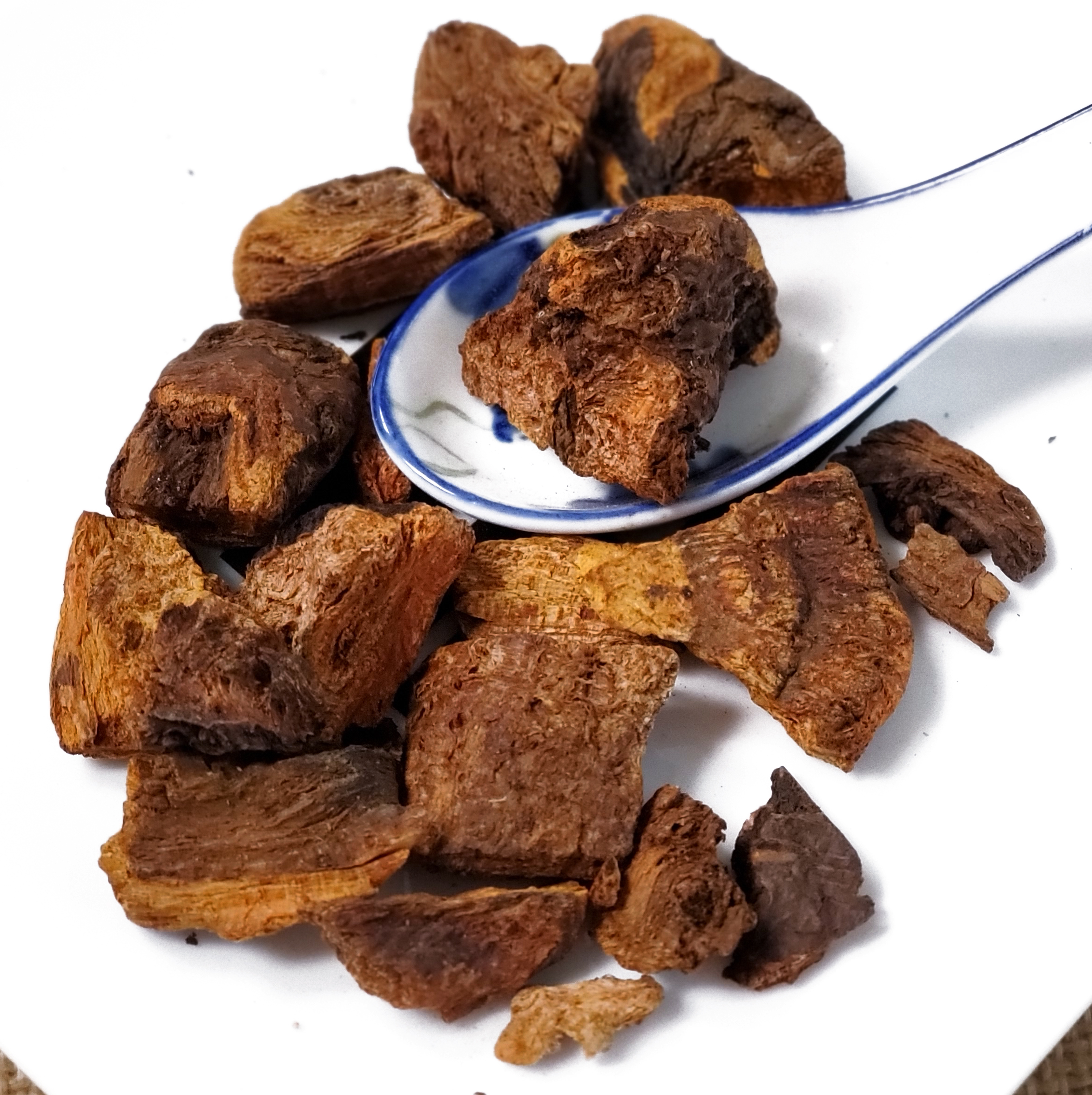 酒大黄 Jiu Da Huang Jiu / Radix Et Rhizoma Rhei / Rhubarb Root and Rhizome prepared - Image 2