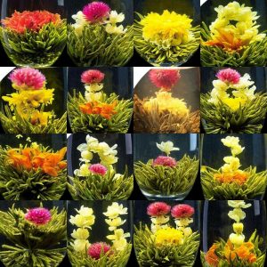 花艺茶球16颗 Hua Yi Cha / Handmad Blooming Flower Green Tea Ball Assorted 16pcs