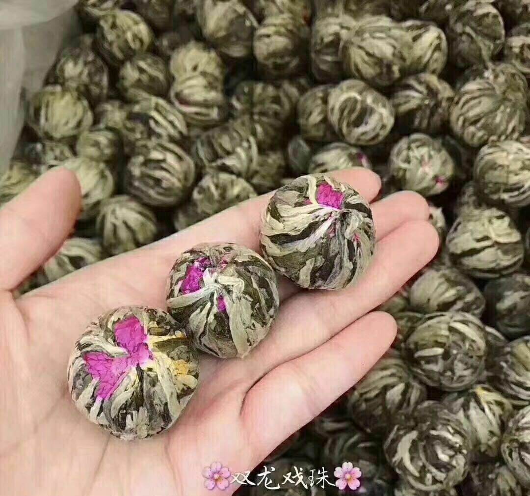 花艺茶球16颗 Hua Yi Cha / Handmad Blooming Flower Green Tea Ball Assorted 16pcs - Image 5