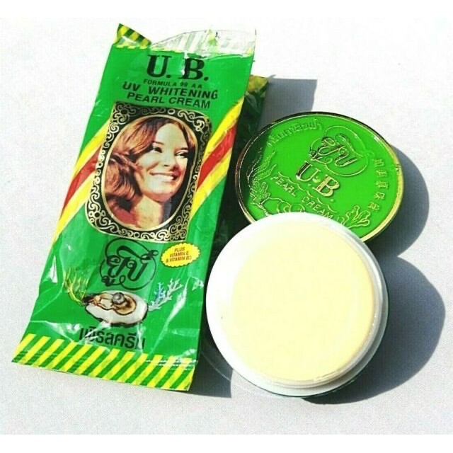 如美真珠膏 U.B. UV Whitening Pearl Cream for Dark Acne Freckles Spots Scars