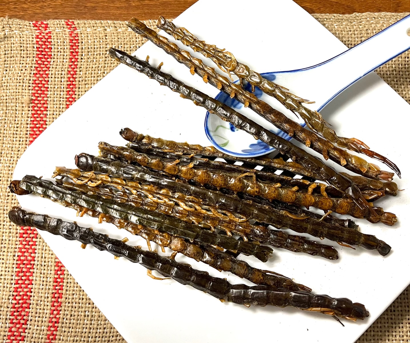 Wu Gong 蜈蚣, Dried Centipedes, Scolopendra Subspinipes