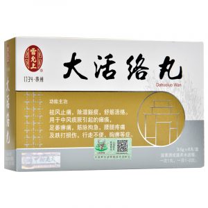 Dahuoluo wan (for Paralysis) 3.5g x 6 Giant Pills 雷允上 大活络丸 四肢麻木 腰背疼痛