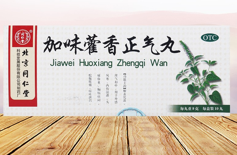 同仁堂 加味藿香正气 丸 TongRenTang Jiawei HuoXiang ZhengQi Wan 9g x 10 pc - Image 6