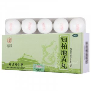 同仁堂 知柏地黄丸 Zhi Bai Di Huang Wan (Eight Flavor Rehmanni Extract) 9g x10 Giant Pills