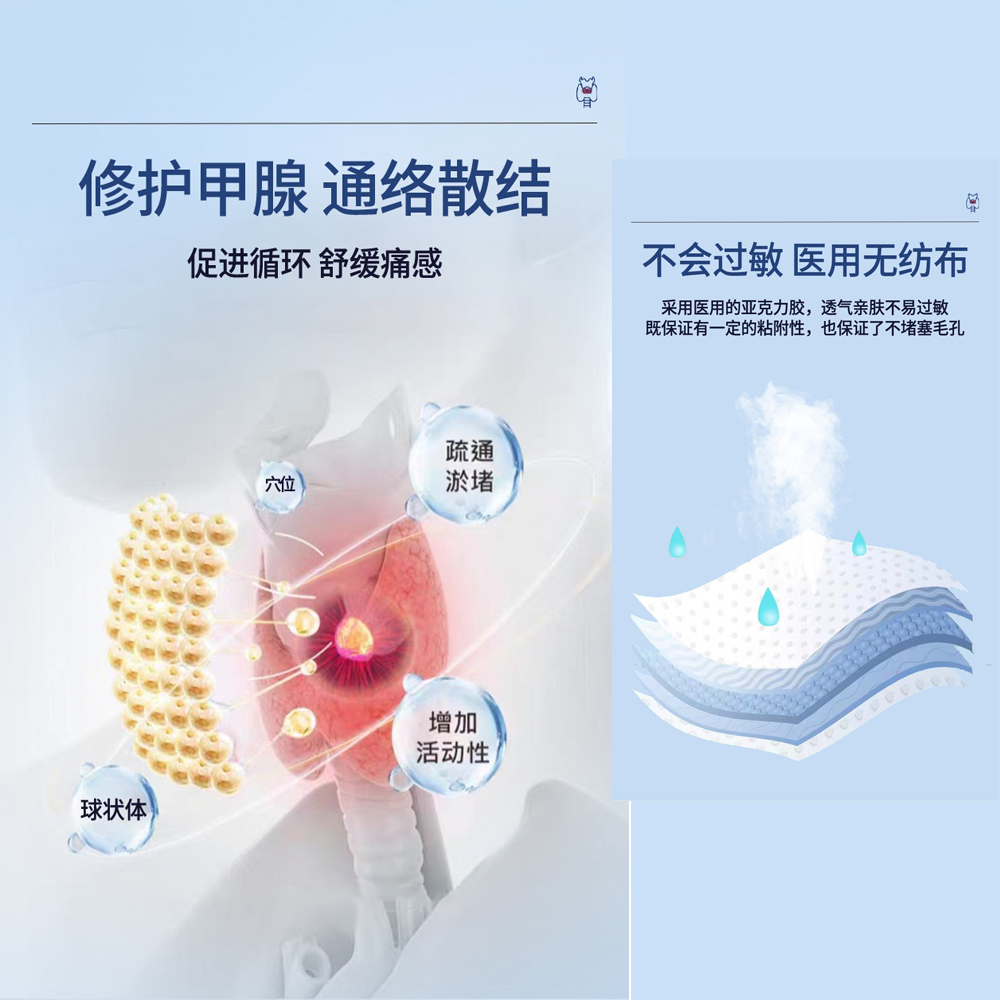葵花 甲状腺 穴位贴 Thyroid Acupoints Plasters 4 pc - Image 2