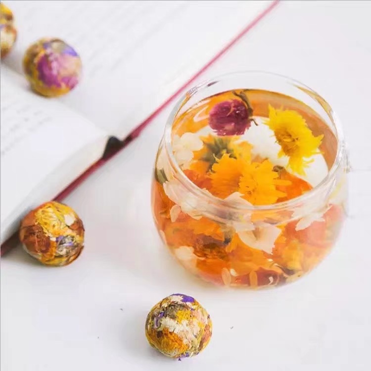 百花球 Blooming Flower Tea Balls (Flowers only), Individually Wrapped (12 pc) - Image 5