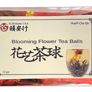 花艺茶球 Flowering Tea - Hand-Tied Natural Green Tea Leaves & Edible Flowers - 12 Count