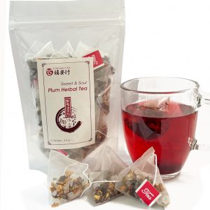 酸梅汤 茶包 Natural Sweet & Sour plum Herbal Tea Instant Drink 12 Sachets