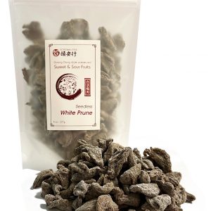 白话梅肉 Preserved Dried Sweet and Sour Candied Fruit Snacks 8 oz Seedless White Prune