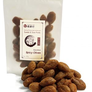 辣化核榄 Preserved Dried Sweet and Sour Candied Fruit Snacks 8 oz Spicy Olives