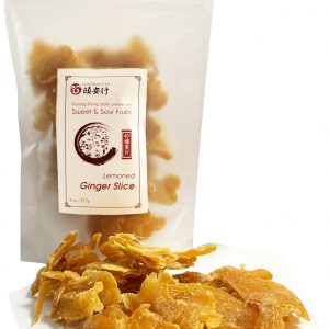 柠檬姜 Preserved Dried Sweet and Sour Candied Fruit Snacks 8 oz -Ginger Slice