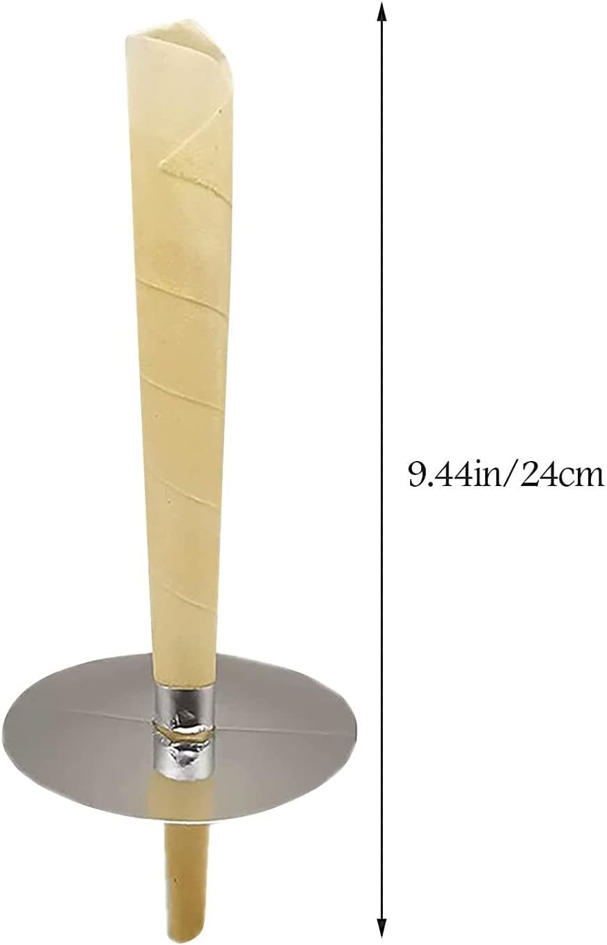 耳烛 Natural Beeswax Ear Candles 10 pc for ear Wax Removal Cleaning Tool Kit, with Cotton Swabs & Protective Disk - Image 5