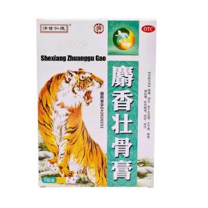 壮骨麝香止痛膏 8贴 Zhuang Gu Zhi Tong Gao Pain Relieving Plaster, 8 Patches