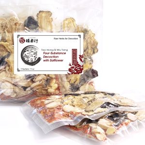 桃红四物汤 (Four-Substance Decoction with Safflower) Raw Herbs 5 bags / 255g