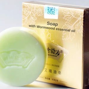 蕲艾 精油皂 Qi Ai Jing You Zao Wormwood Moxibustion Moxa Artemisia Soap 85g
