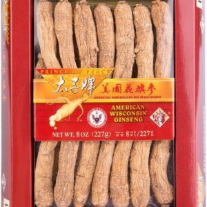 太子牌 花旗参 Prince Of Peace® Wisconsin American Ginseng  Large(#4) Long Roots (8 oz)