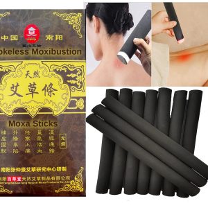 Smokeless Moxa Rolls Moxibustion  Aijiu 12mm x 10pc 无烟艾条