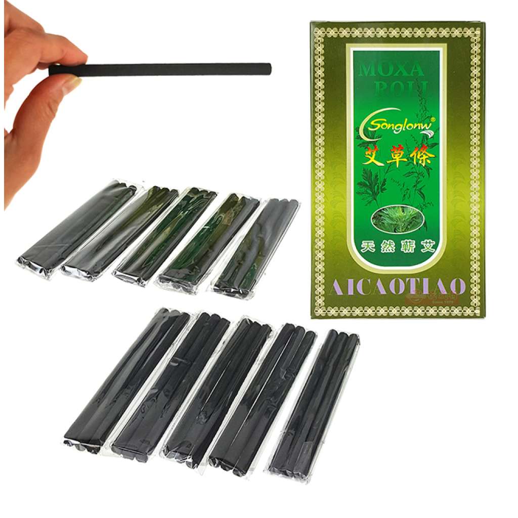 Sun Glow Smokeless Moxibustion Moxa Rolls Aijiu 7mm x 30pc 无烟艾条