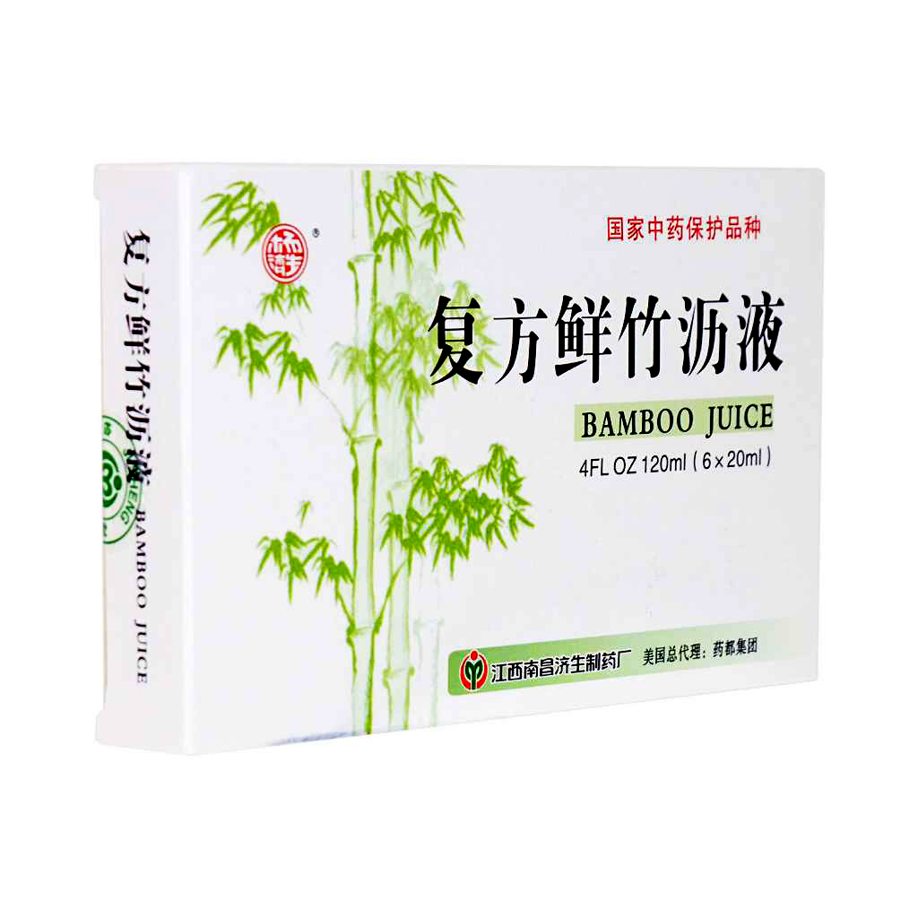 JISHENG Bamboo Juice 6 Bottles / 120ml 济生 复方鲜竹沥液